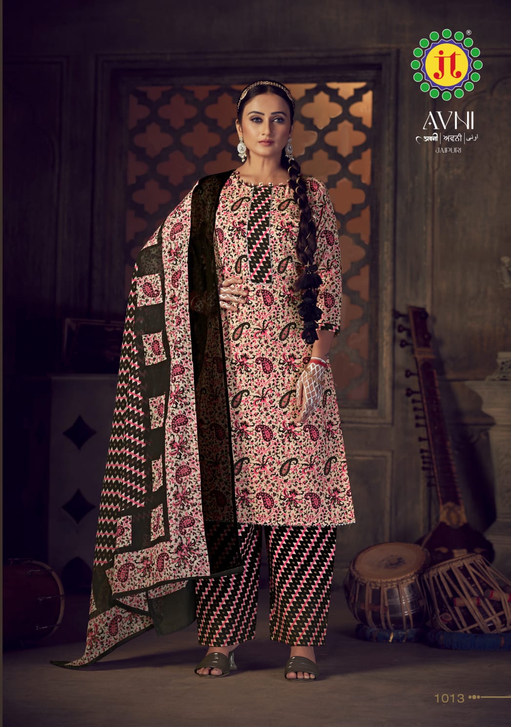 Avni By Jt Printed Cotton Dress Material Catalog
